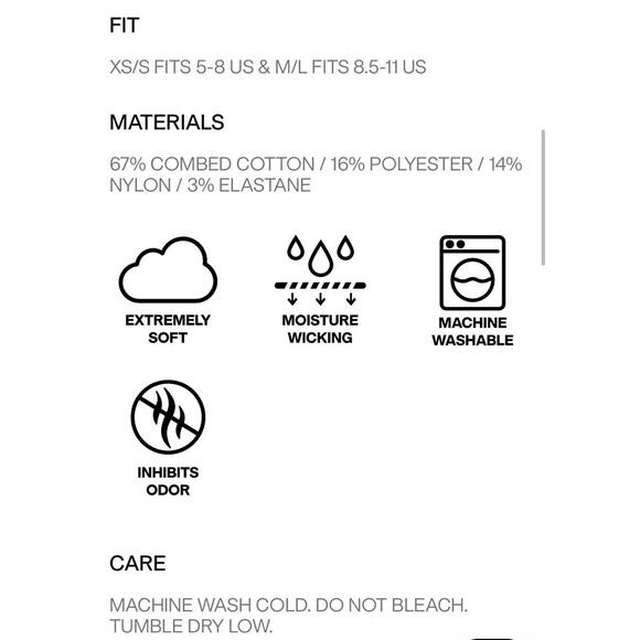 G/Fore Women's Two Tone Fore Play Ankle Socks (1 Pair)-XS/S-Snow/Twilight NEW - Picture 4 of 5